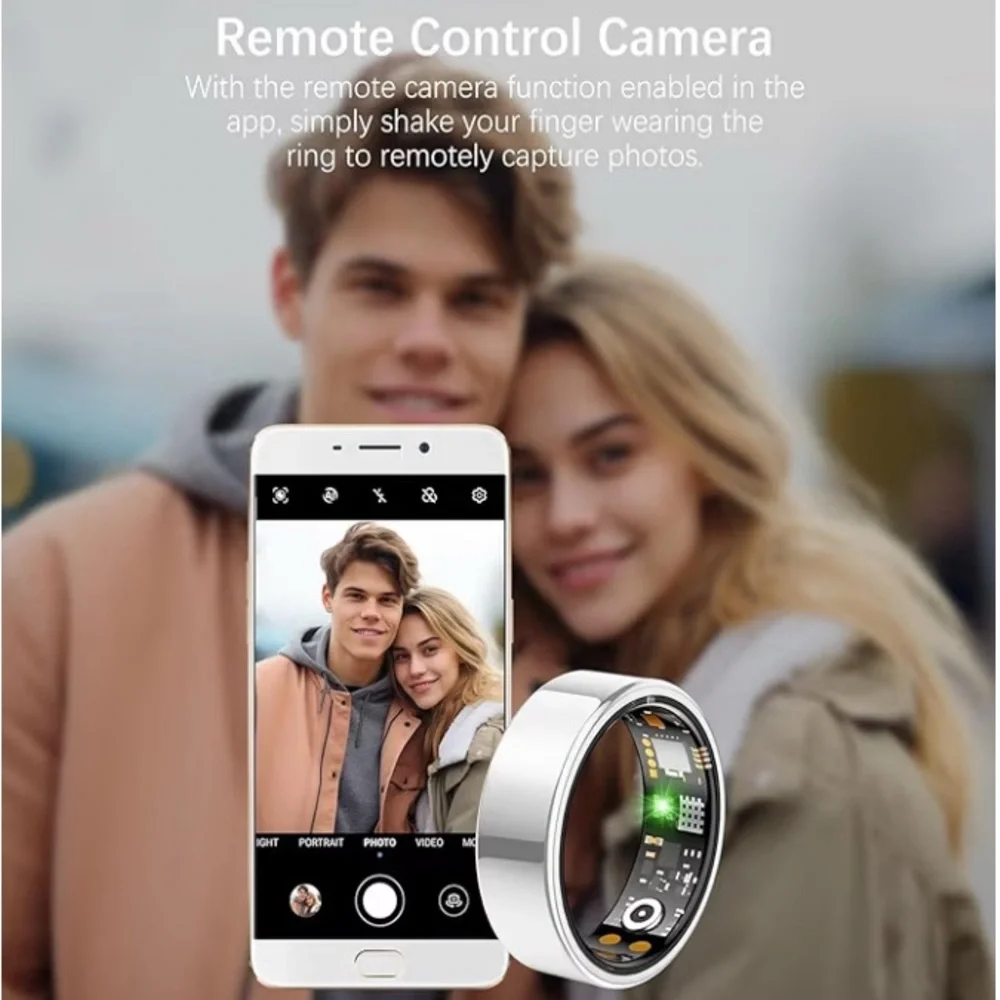 Smart Fitness Ring - Silver